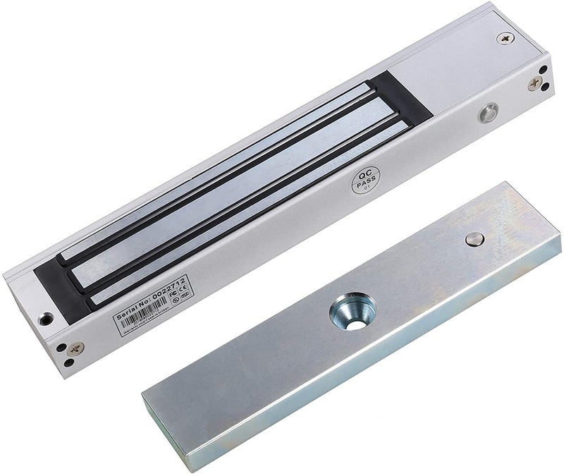 UHPPOTE 600Lb Holding Force Electric Magnetic Lock Including ZL Mount Bracket for Inswinging Door - Image 2